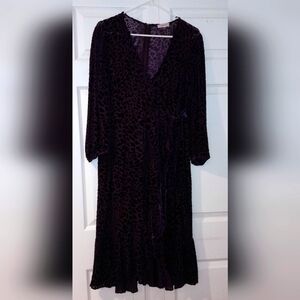 Dress, Calvin Klein, Dark Purple, Size 16